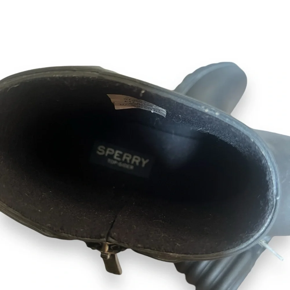 SPERRY AERIAL BECK WATERPROOF RAINBOOTS Black MOTO